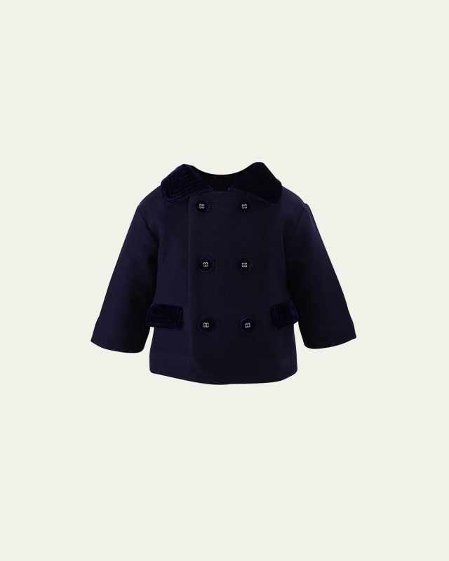 Boy's Double Breasted Coat, Size 6M-24